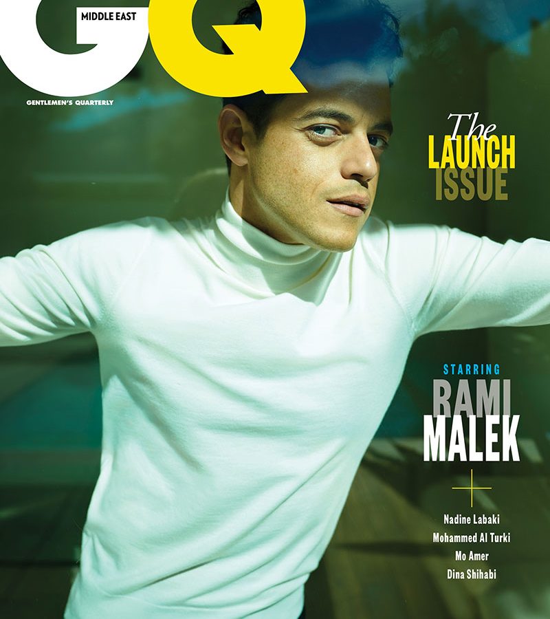 GQ Middle East's dual-cover launch edition features Emmy-Award winning Egyptian-American actor Rami Malek.