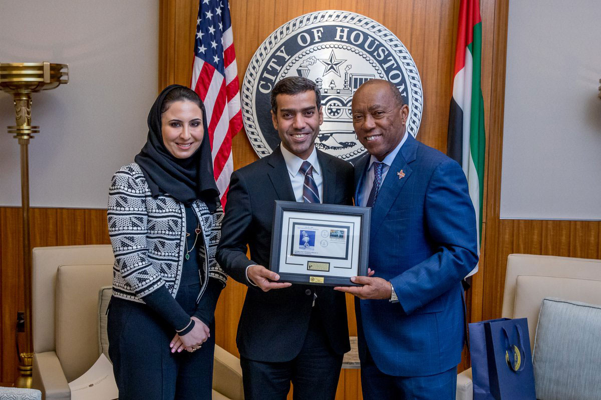 The mayor and the UAE’s embassy in Washington DC announced that the UAE is granting $6.5 million to Greater Houston Community Foundation to help the city through homelessness relief, community revitalisation, library services and public health expansion efforts.