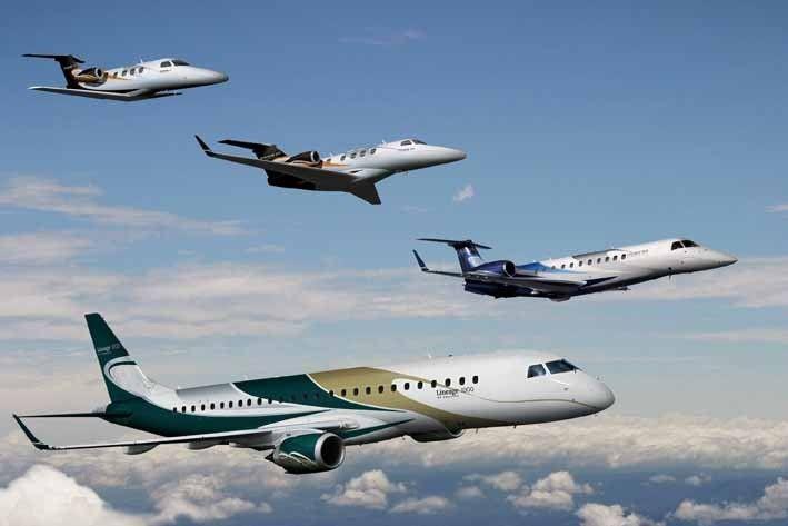 Embraers range of smaller jets