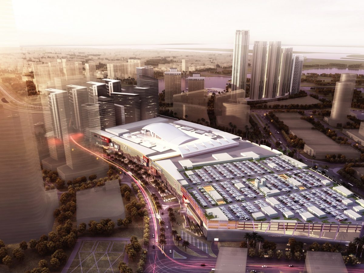 The $1.2 billion Reem Mall project which will be located in the Najmat District on Reem Island.