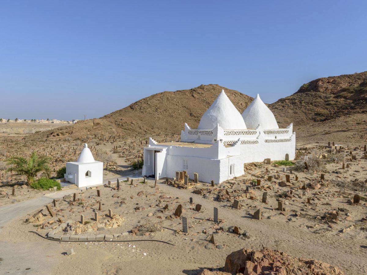 Tomb of Bin Ali in Mirbat Dhofar region Oman