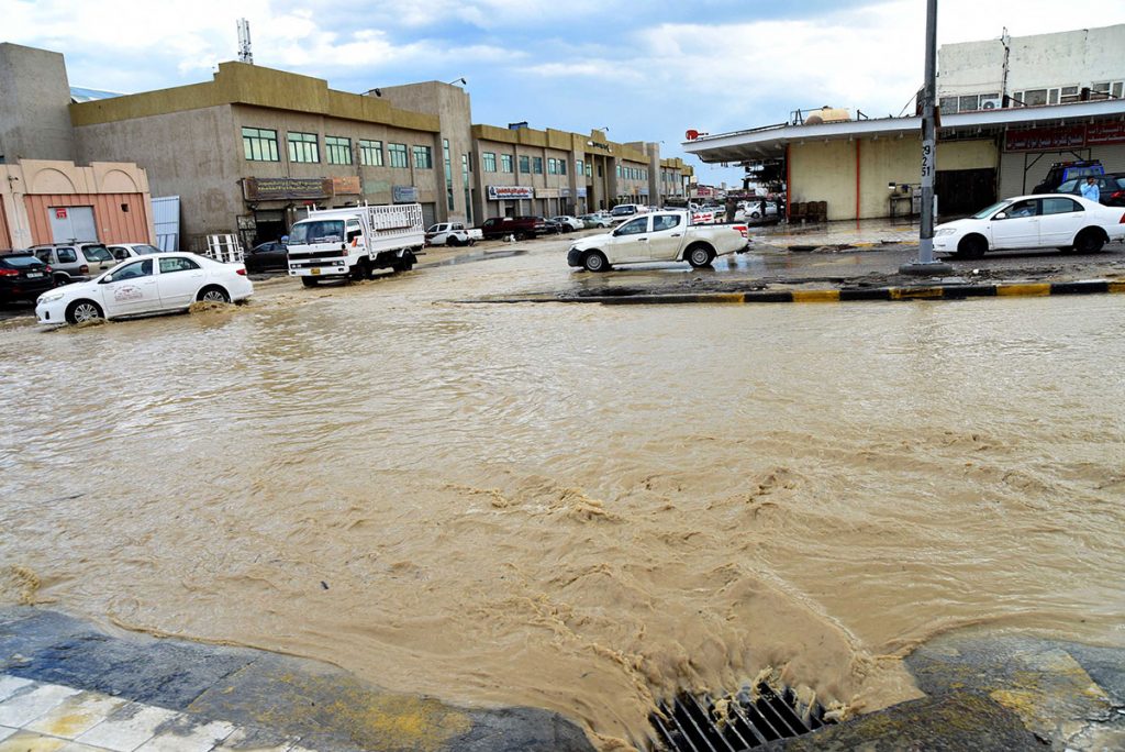 One dead in flooding as heavy rains hit Kuwait - Arabian Business ...