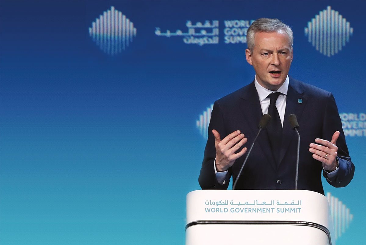 French Economy and Finance Minister Bruno La Maire called against business giants that circumvent tax laws with subsidiaries in tax havens