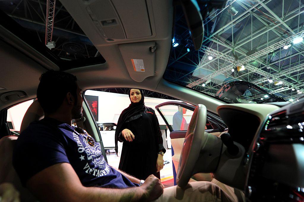 Women being allowed to take the wheel in Saudi Arabia has the potential to transform transportation in the country, from the types of vehicles sold to how they’re driven. 
Photo credit should read AFPGetty Images