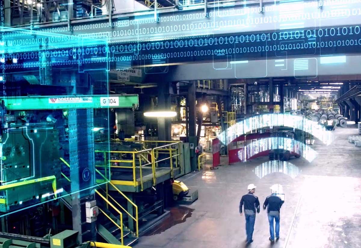 Factory of the future Mindsphere connects real things to the digital world