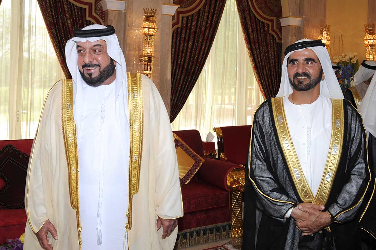 UAE President Sheikh Khalifa bin Zayed Al Nahyan