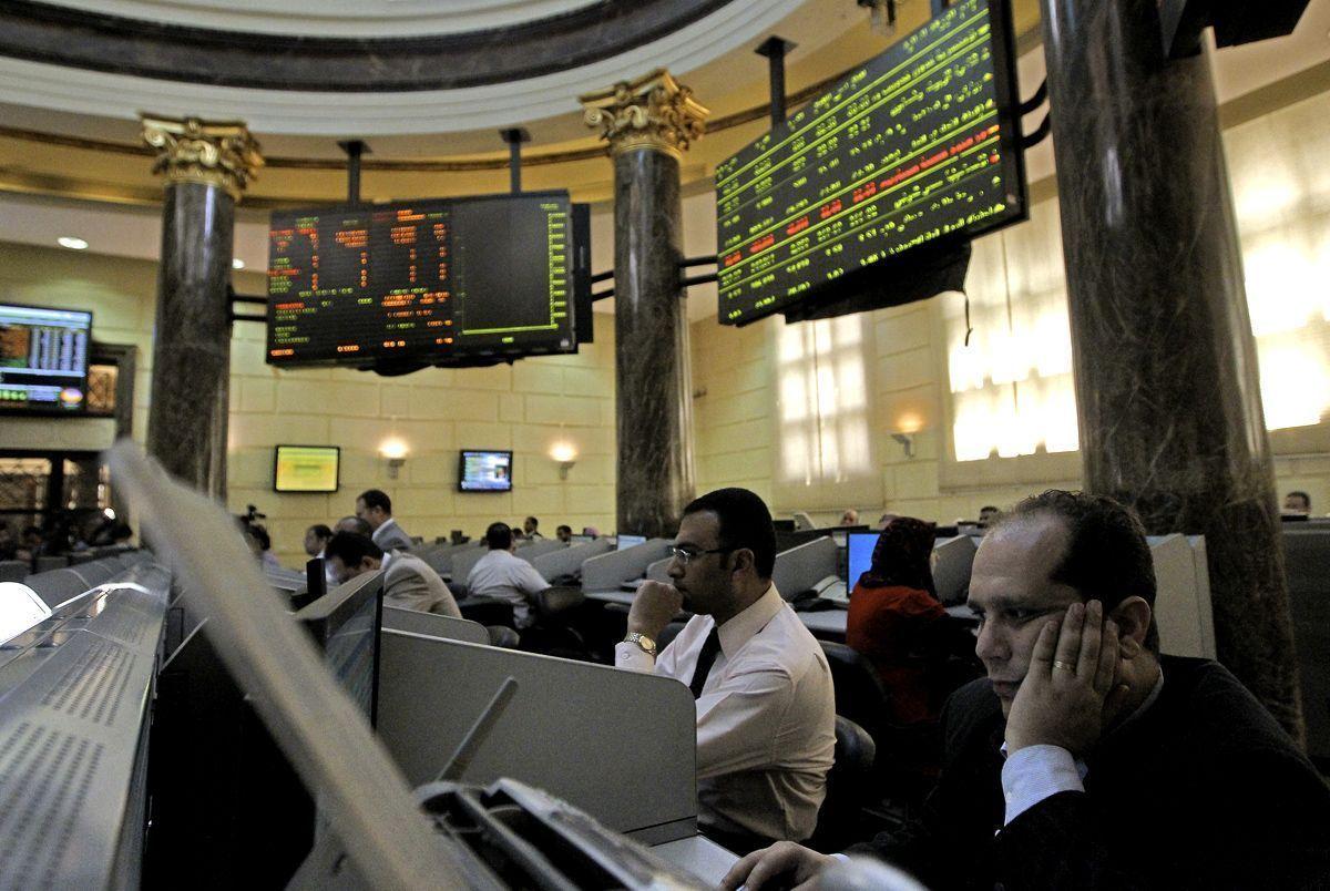 Traders on the Cairo Stock Exchange. (Photo for illustrative purposes only)