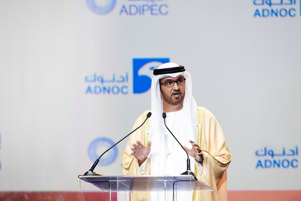 Dr Sultan Ahmed Al Jaber, UAE Minister of State and group CEO of the Abu Dhabi National Oil Company.