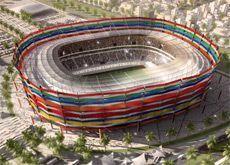 BUILDING STADIUMS: Qatar plans to build nine stadiums and upgrade three in its bid to stage the 2022 FIFA World Cup. (Getty Images)