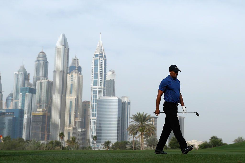 Tiger takes another comeback step at Dubai Desert Classic