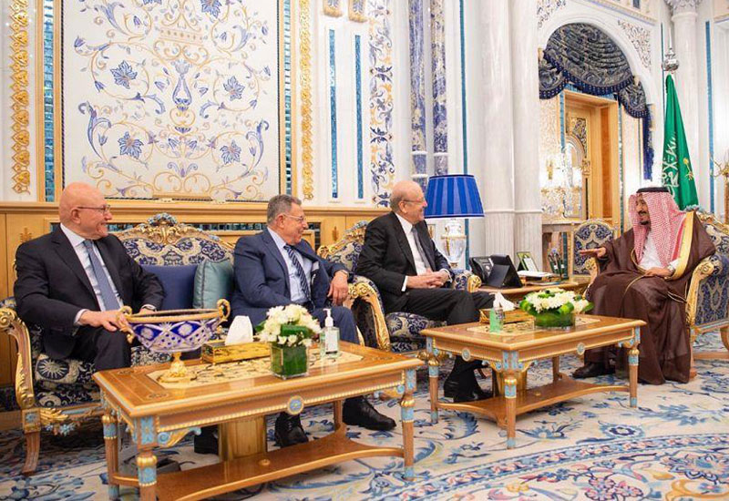 Fouad Siniora, Najib Mikati and Tammam Salam met with King Salman on Monday in Riyadh and proposed ways the kingdom could help