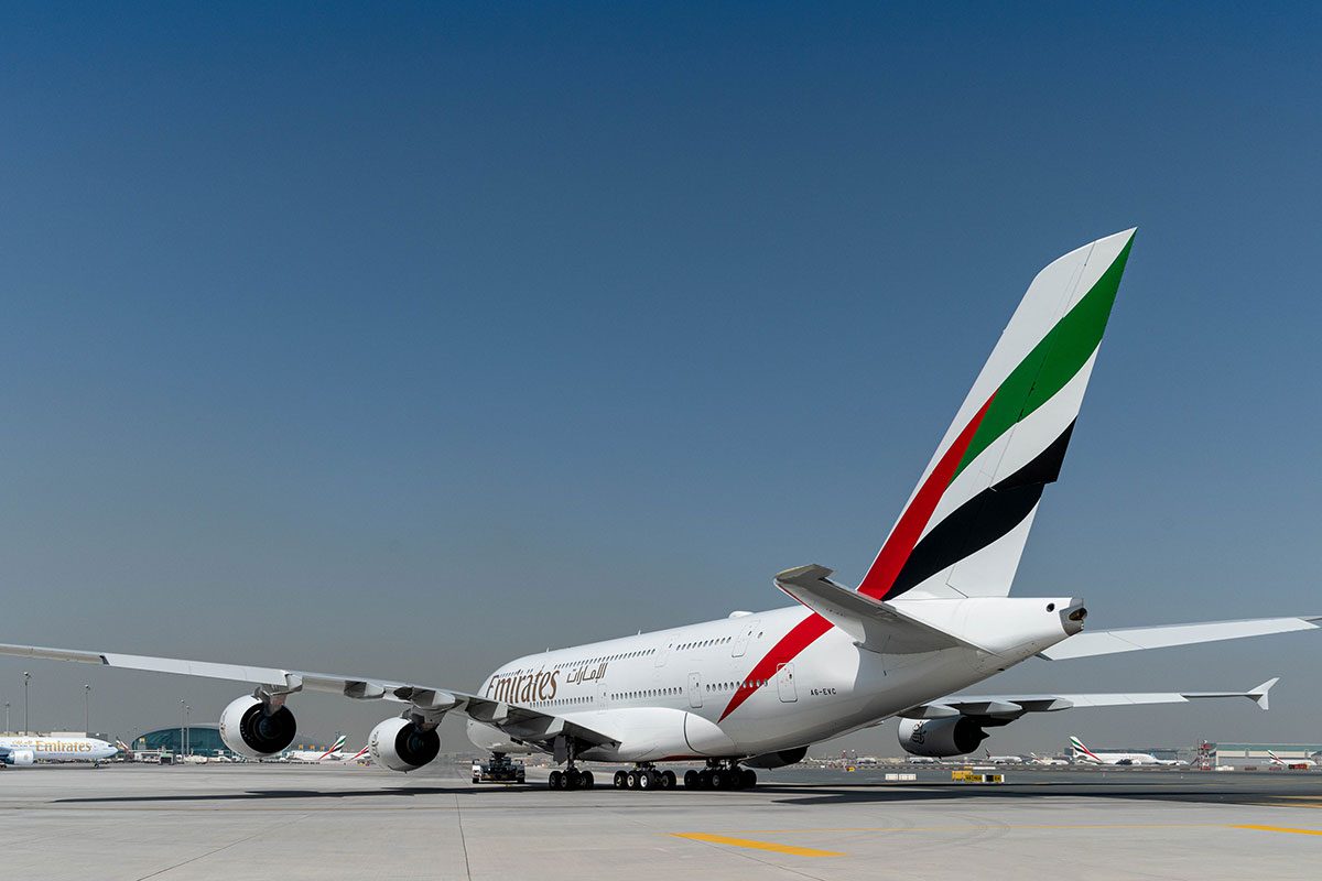  Emirates has gradually restarted operations across its network