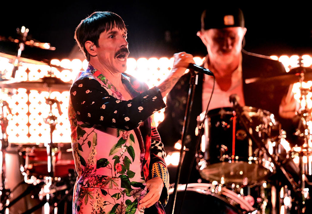 Anthony Kiedis of Red Hot Chili Peppers.