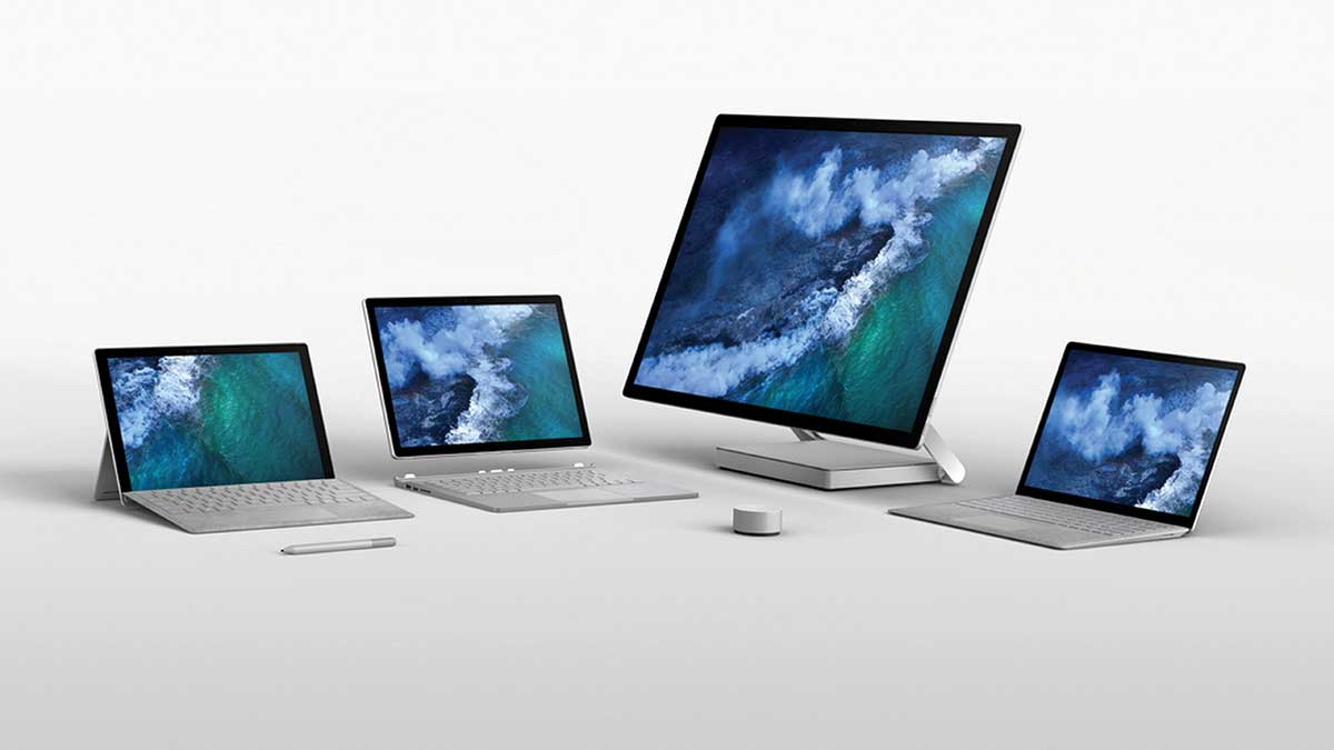 Next generation mobile computing Microsoft’s Surface Range all have touch screens and come equipped with Surface Pen functionality – meaning you can write on the screen