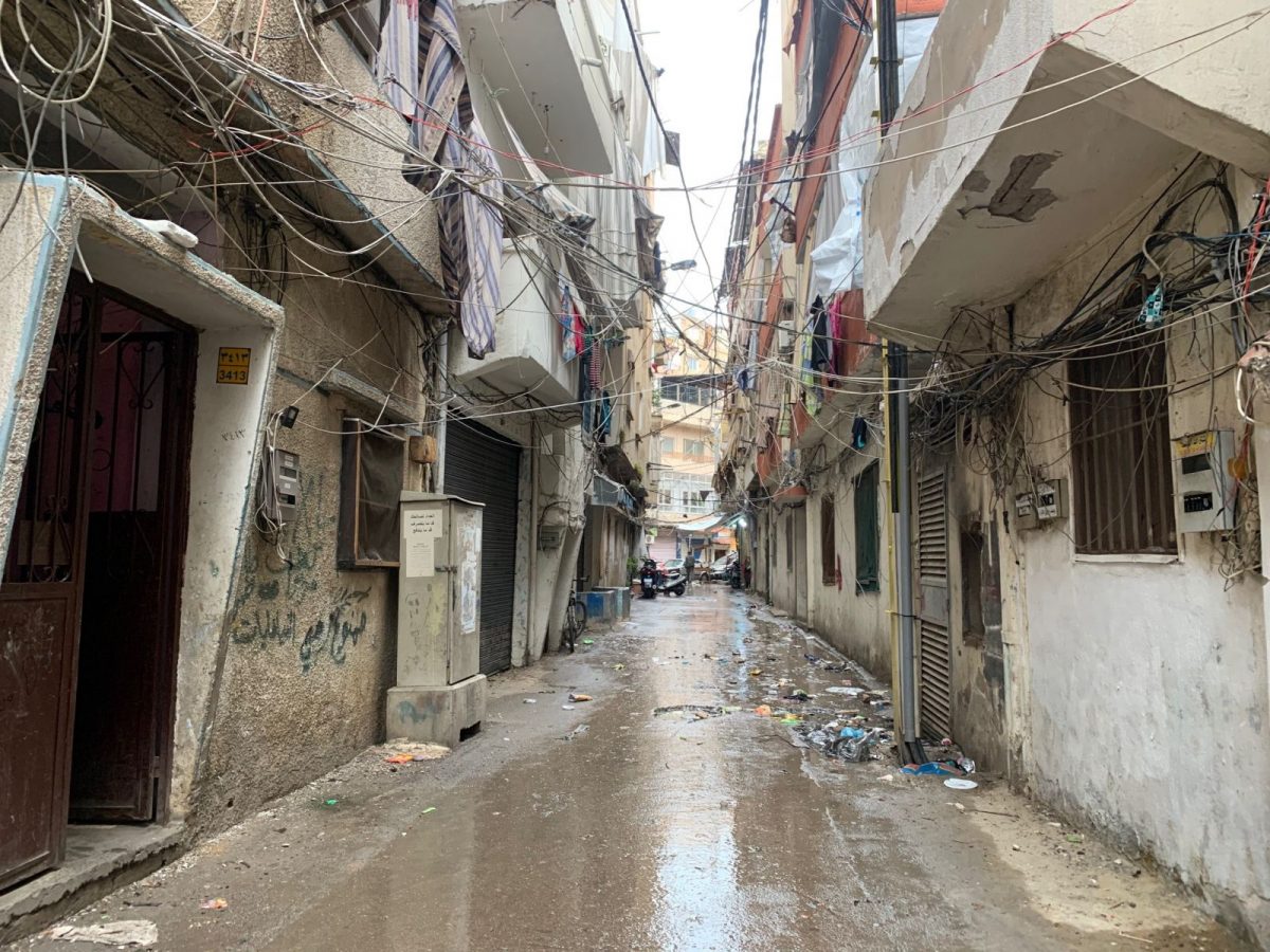 One of the popular neighbourhoods in Beirut during lockdown