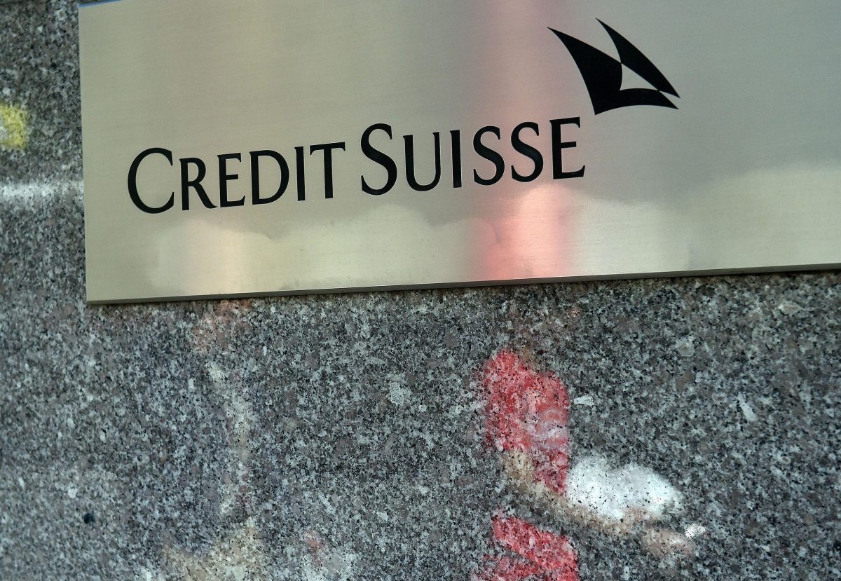 Swiss bank Credit Suisse. (EMMANUEL DUNAND/AFP/Getty Images)