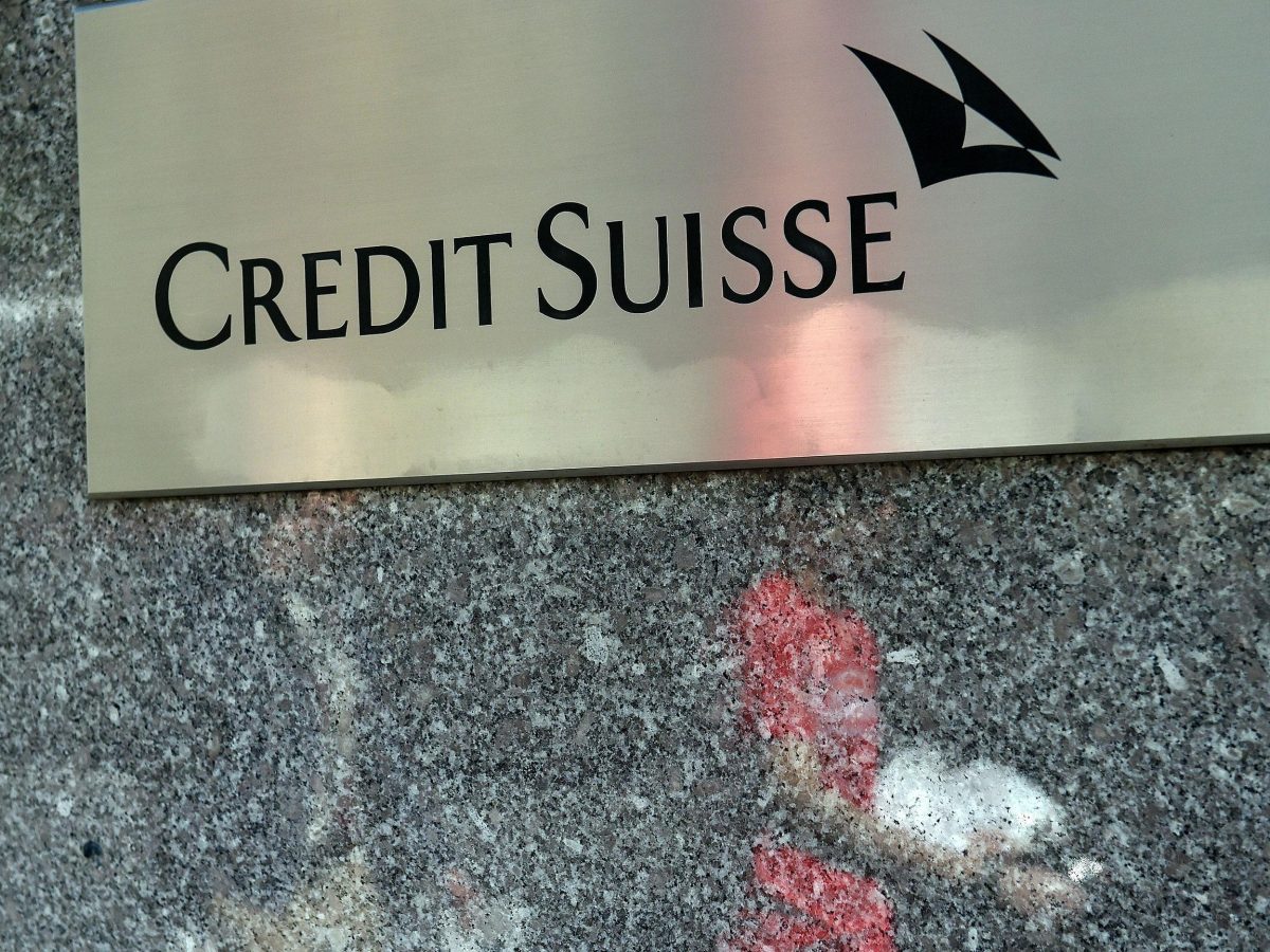 Swiss bank Credit Suisse. (EMMANUEL DUNAND/AFP/Getty Images)