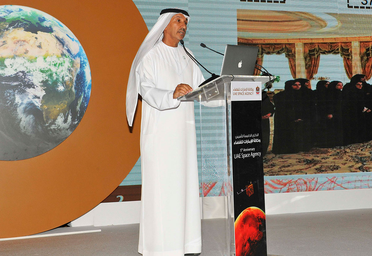 Chairman of the UAE Space Agency, Dr Ahmad Al Falasi