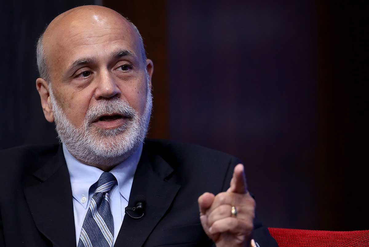 Former Federal Reserve Board Chairman Ben Bernanke.