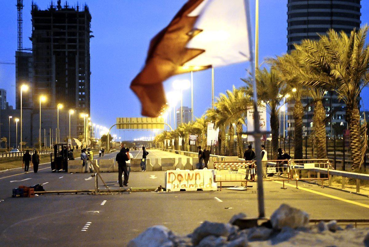 Flashback to Bahrain political uprising in February [Getty Images]