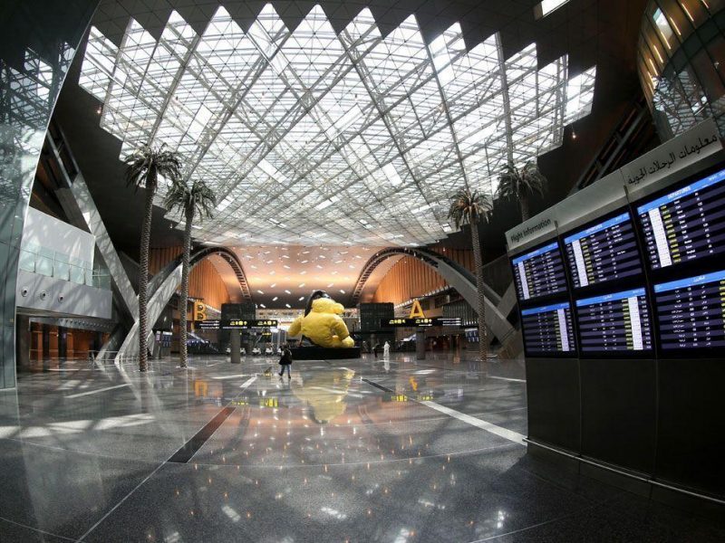 Hamad International Airport. (Karim Jaafar/AFP/Getty Images)