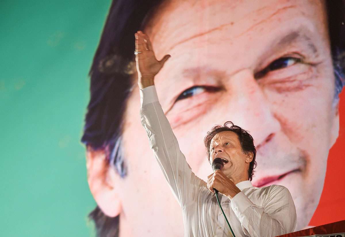 Known earlier for his socialite lifestyle, and winning the 1992 cricket World Cup, Imran Khan’s rise to the top job as prime minister comes 22 years after he began waging a populist campaign against those whom he most famously referred to in a 2011 TedxTalk in Karachi as “criminals that are running the country”.