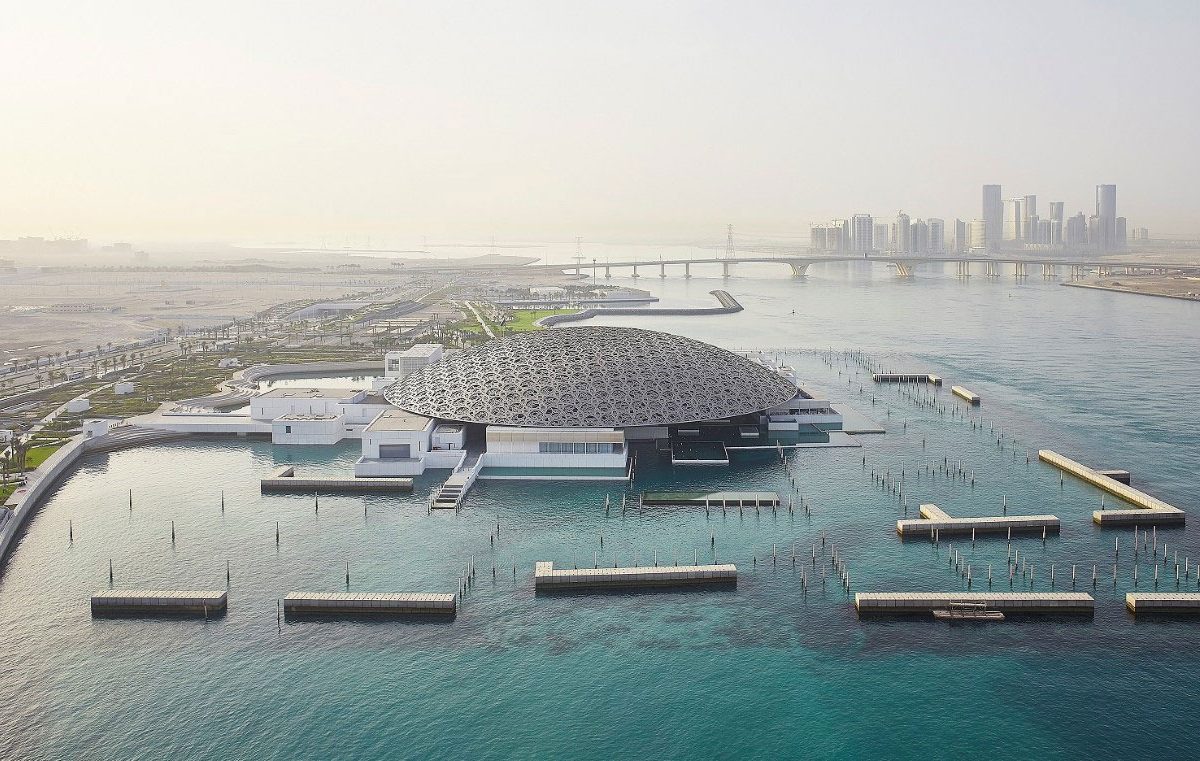 The website highlighted the addition to the emirate of Louvre Abu Dhabi in 2017.