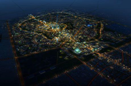 Artists impression of the New Sadr City project in Iraq