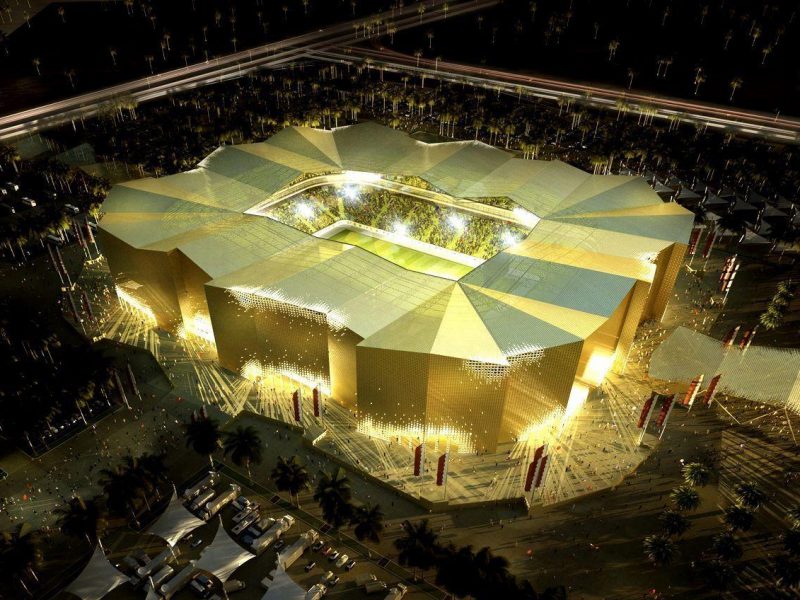 (Qatar 2022 The Umm Slal stadium artist impression for illustrative purposes only)