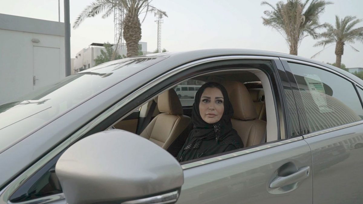 Enaam Gazi Al-Aswad, first Careem ‘Captainah’ driver in Saudi Arabia.