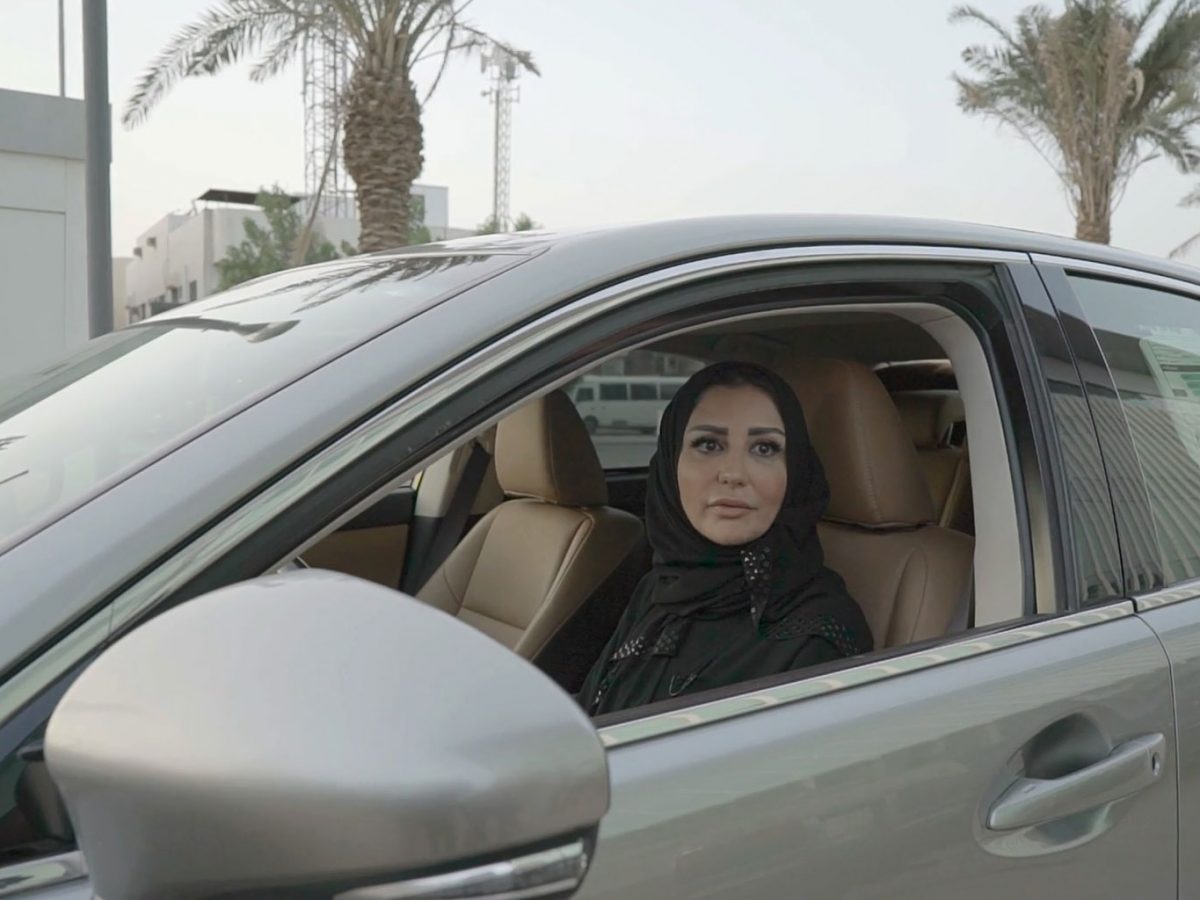 Enaam Gazi Al-Aswad, first Careem ‘Captainah’ driver in Saudi Arabia.