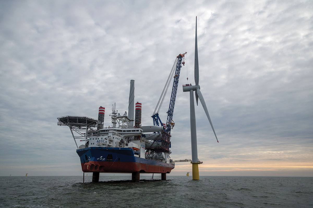 Dudgeon Offshore Wind Farm has been producing clean energy to power more than 410,000 homes from its 67 6MW wind turbine generators