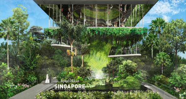 With the theme of Nature. Nurture. Future, the Singapore Pavilion will encapsulate Singapore’s story of overcoming its physical limitations as a small island city-state to become a highly liveable and sustainable city.