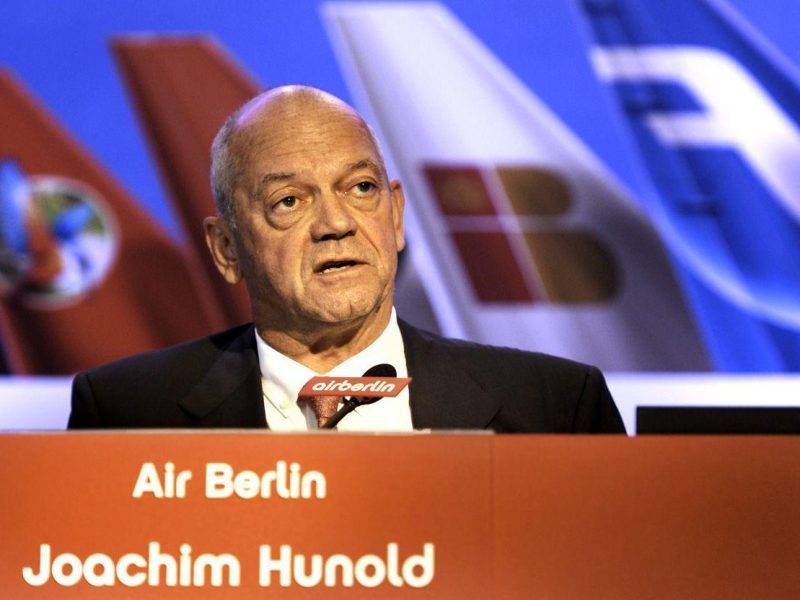 Joachim Hunold, CEO airberlin. (AFP/Getty Images)