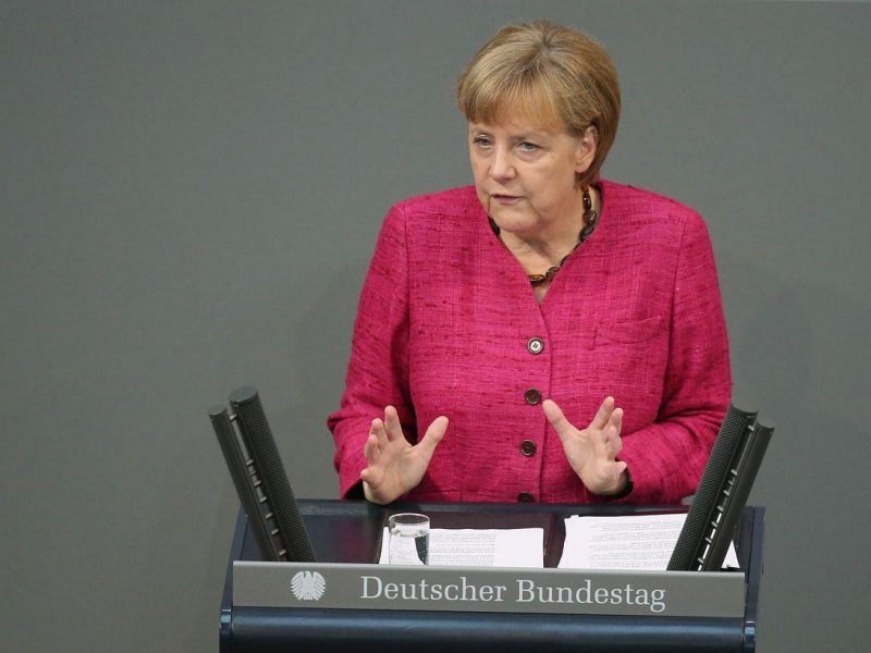 German Chancellor Angela Merkel. (Getty Images)