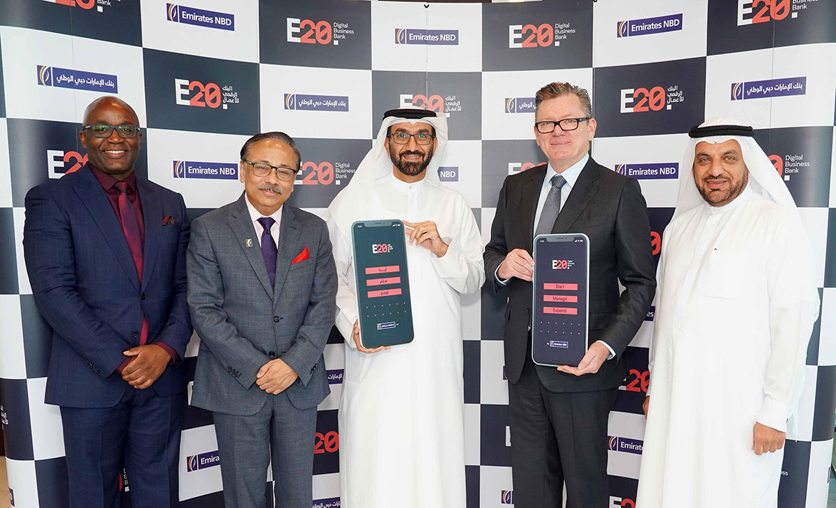 E20. is a custom-built digital business bank that will support the courage of entrepreneurs and enable start-ups to access banking services more seamlessly and conveniently, said Hesham Abdulla Al Qassim, vice chairman and managing director of Emirates NBD.