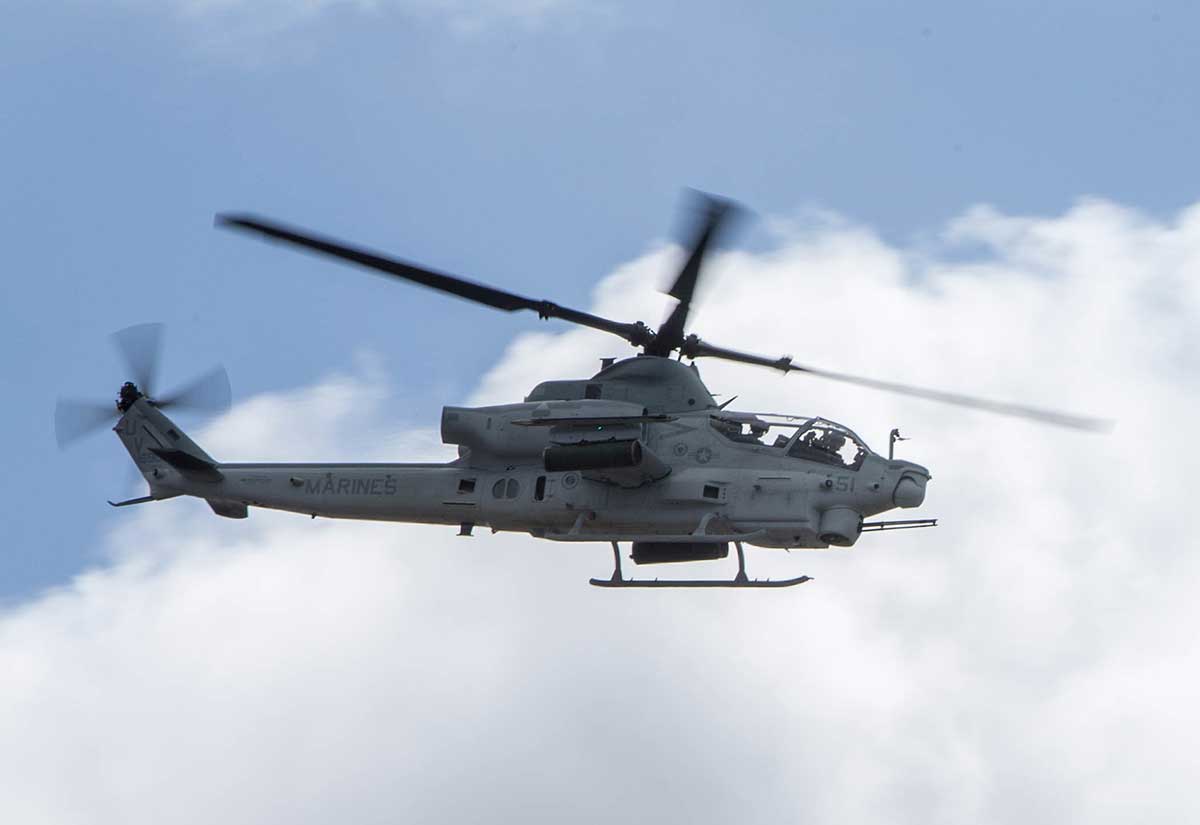 The sale includes 12 AH-1Z attack helicopters