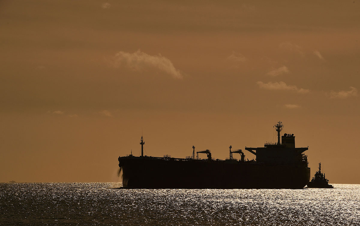 The oil tanker SARPEN arrives at Southampton Container Port, Southampton Docks in Southampton, southern England, on March 21, 2017. Image is for illustrative purposes only. (Photo credit: GLYN KIRK/AFP/Getty Images)