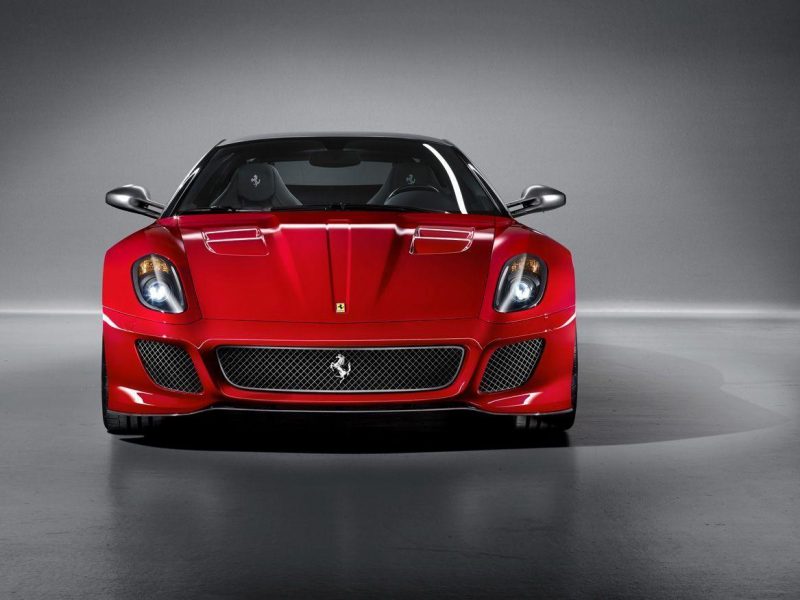 A Ferrari 599 GTO, which Cheerag Arya has chosen as the base model for his bespoke order.