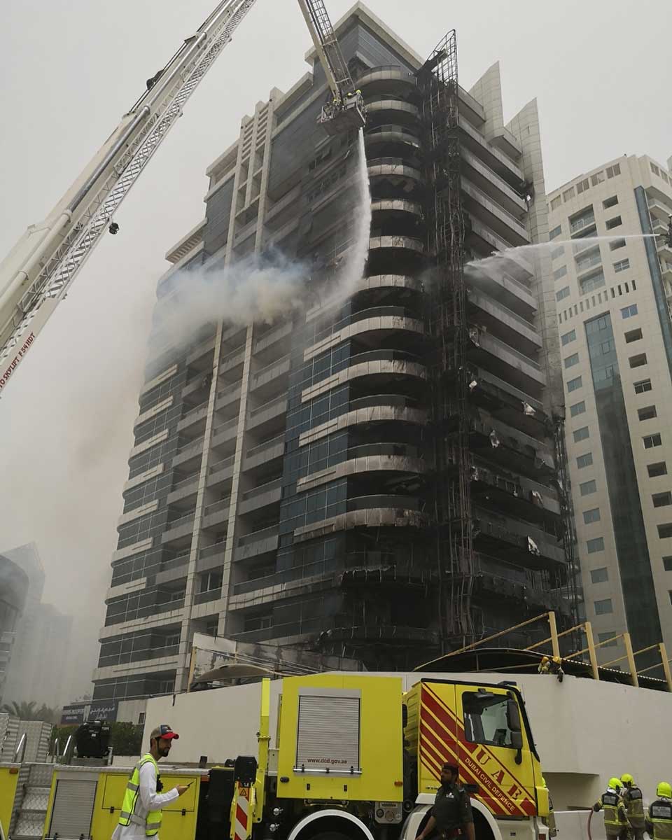 Dubai Media Office, in an update earlier this morning, confirmed the building was evacuated safely and no injuries were reported.