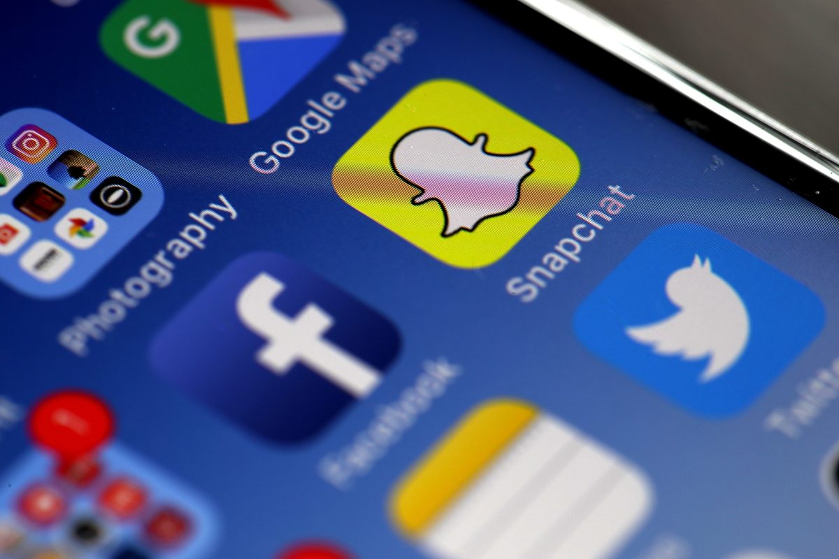 The parent of Snapchat reported its first-ever decline in daily active users - a shift that worried analysts who were looking for rapid growth, since the app is still much smaller than Facebook and Instagram. Photo: Justin Sullivan/Getty Images