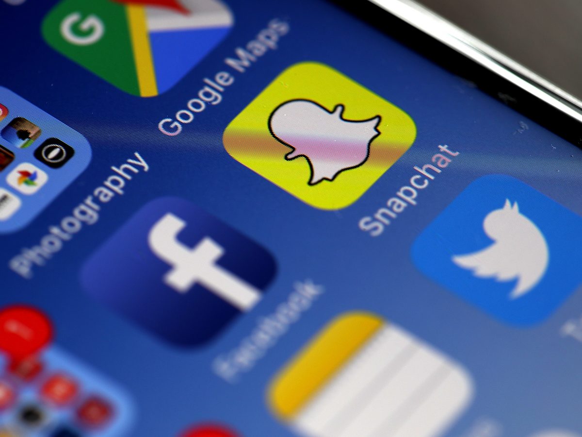 The parent of Snapchat reported its first-ever decline in daily active users - a shift that worried analysts who were looking for rapid growth, since the app is still much smaller than Facebook and Instagram. Photo: Justin Sullivan/Getty Images