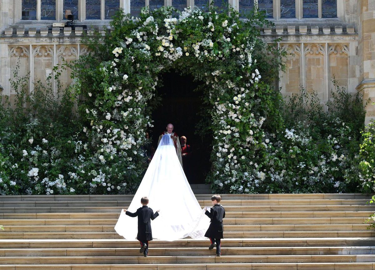 Waight Keller’s “timeless and elegant aesthetic, impeccable tailoring, and relaxed demeanour” played a role in Markle’s selection, Kensington Palace said in a statement on its website as the American actress married Prince Harry at St. George’s Chapel in Windsor Saturday.