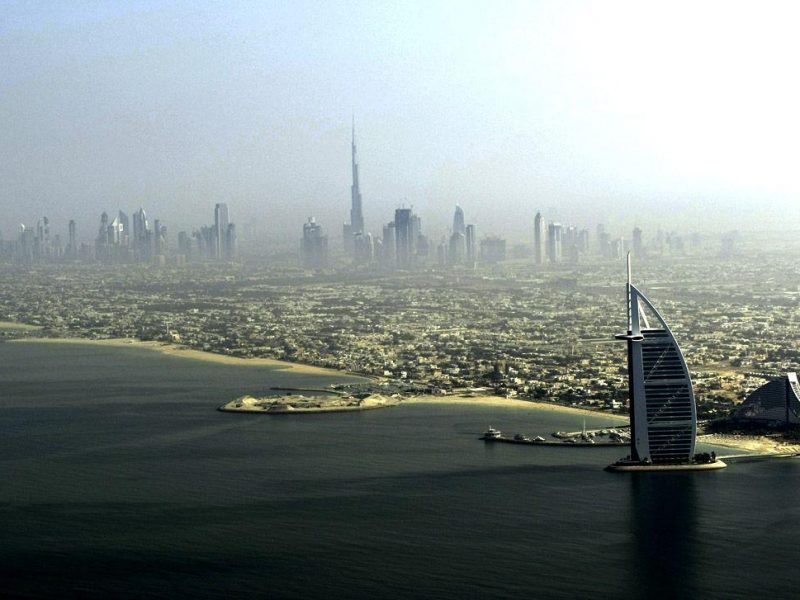 Dubai remains the most popular Gulf destination with a 158 percent increase in searches on the site this year. (AFP/Getty Images)