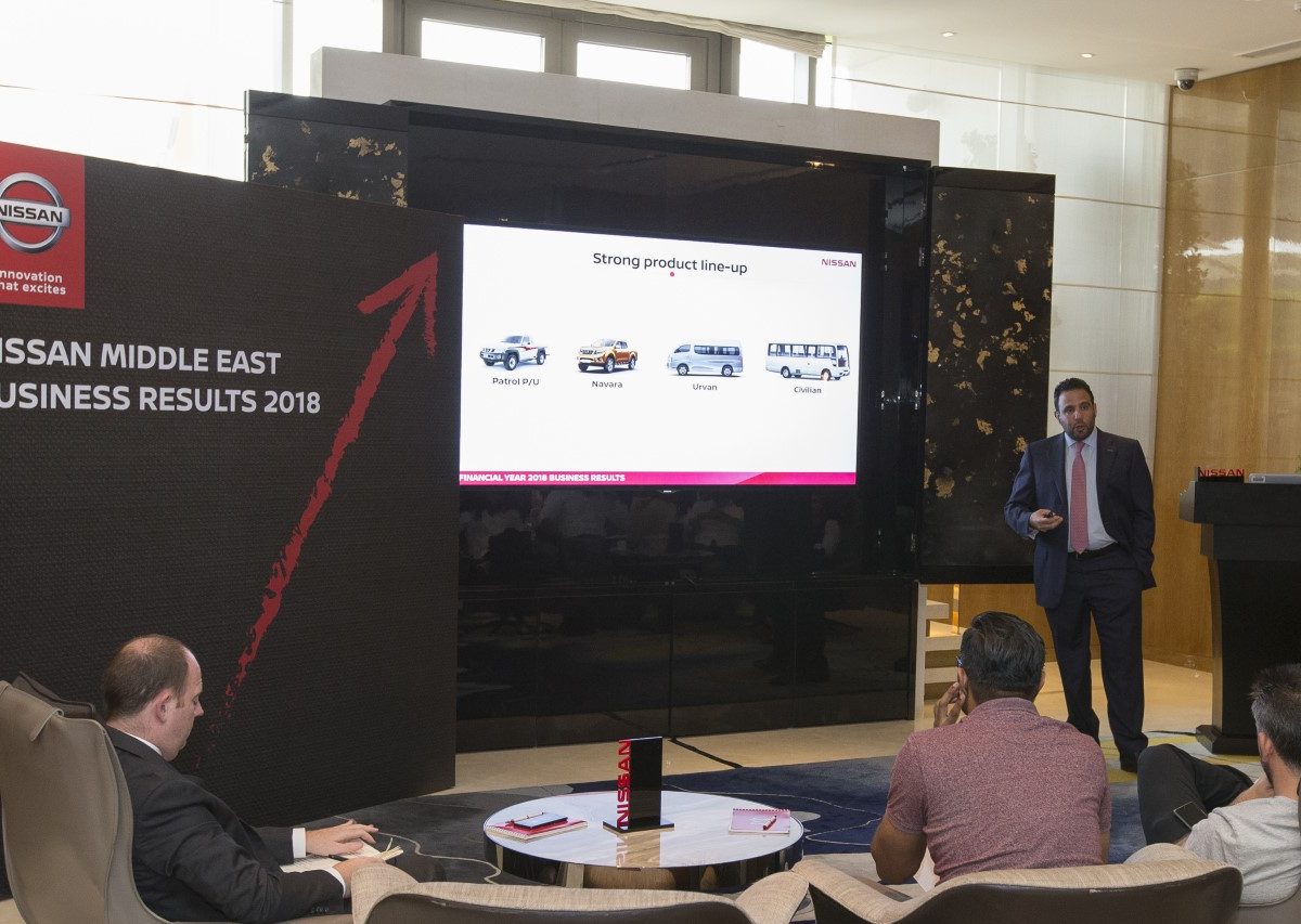 Thierry Sabbagh, managing director, Nissan Middle East, presents the company's latest results for the region.