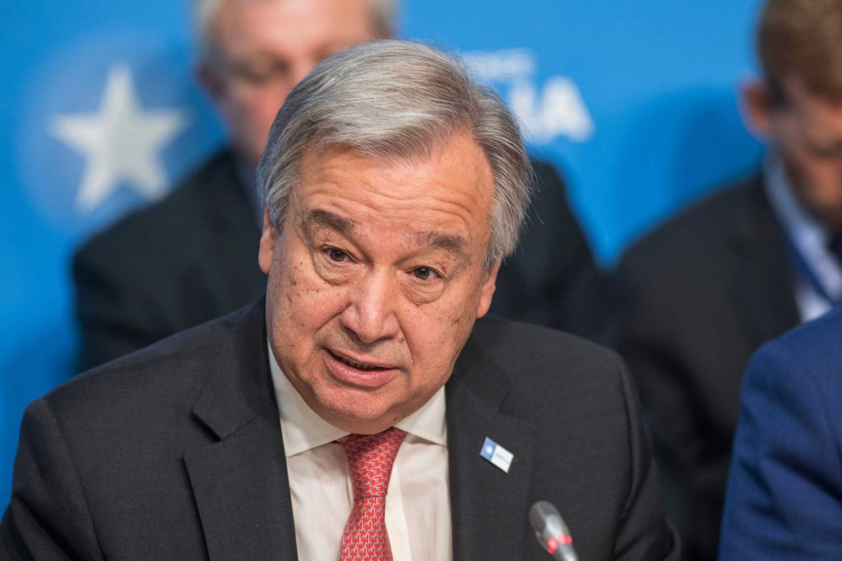 António Guterres, UN Secretary General. (Getty Images)