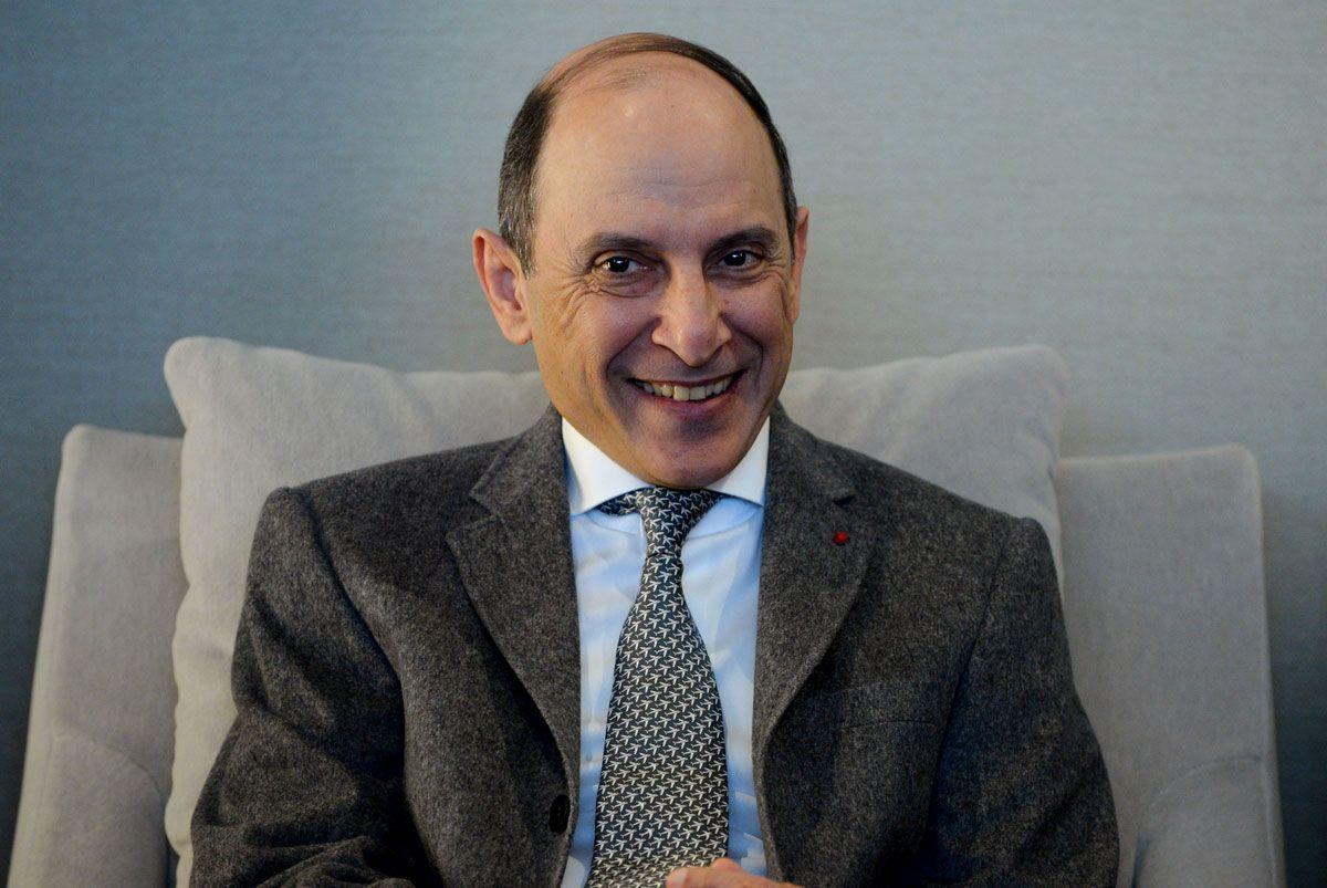 Chief Executive Officer of Qatar Airways, Akbar Al Baker. (ERIC PIERMONT/AFP/Getty Images)