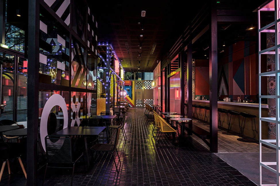 The original Akiba Dori, which is styled like a backstreet alleyway of Tokyo, is situated in Dubai Design District.