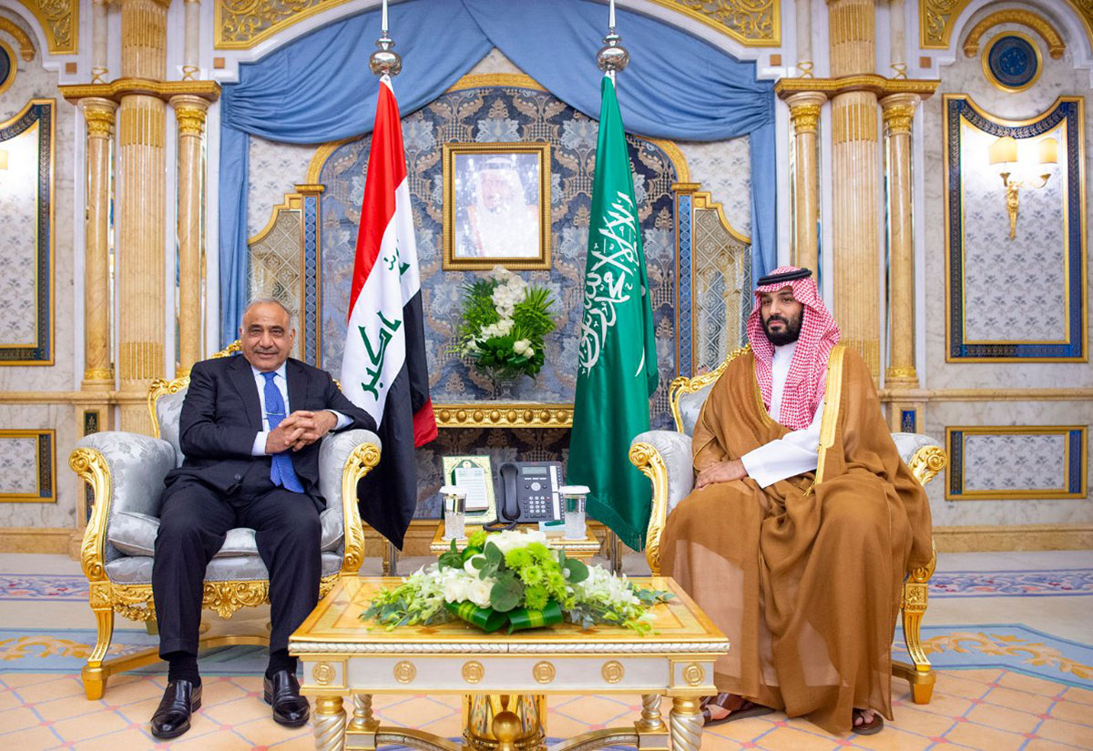 Mahdi's expression of solidarity with Saudi Arabia comes amid a steady warming of ties between Baghdad and Riyadh after decades of strain.