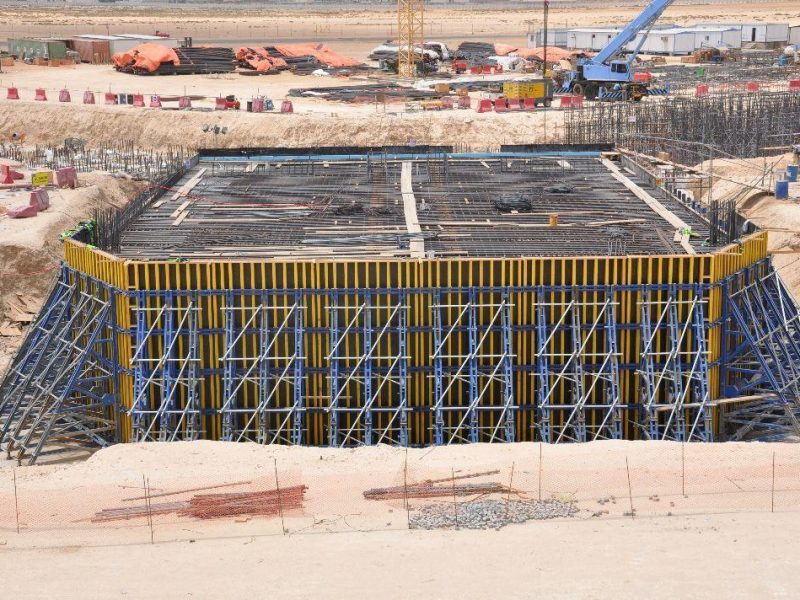 Raft piling works for the world’s next tallest building, Kingdom Tower in Saudi Arabia, has been completed